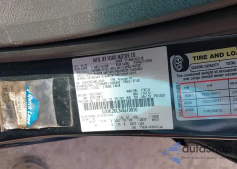 2010 Lincoln Mkz из США, поврежденный, VIN 3LNHL2GC2AR610050